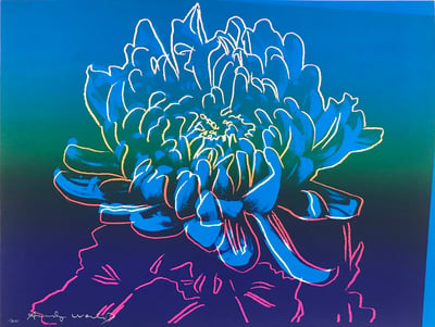Andy Warhol – Kiku, II.307, 1983 – Zeefdruk