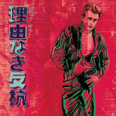 Andy Warhol – Rebel Without A Cause (James Dean) (F. & S. II.355), 1985 – Zeefdruk