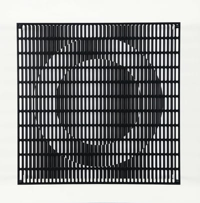 vibration cercles noir et blanc