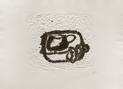 Antoni Tapies – Aparicions-7, 1982 – Gravure