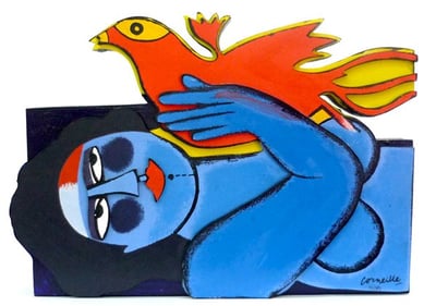 Woman and Bird