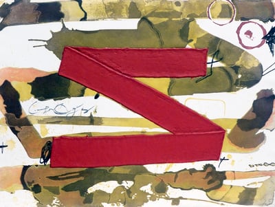 Antoni Tapies – Z, 1979 – Mixed média