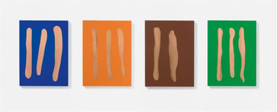 Gunther Forg – Mr. Blue, Mr. Orange, Mr. Brown, Mr. Green, 2002 – Mischtechnik
