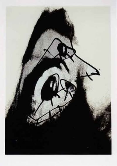 Antonio Saura – Moi, Planche 8, 1976 – Serigraph