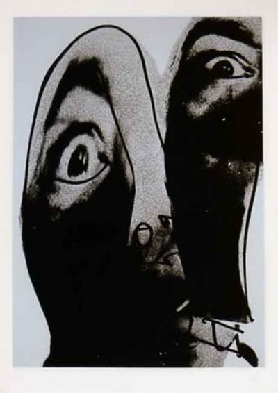 Antonio Saura – Moi, Planche 4, 1976 – Serigraph