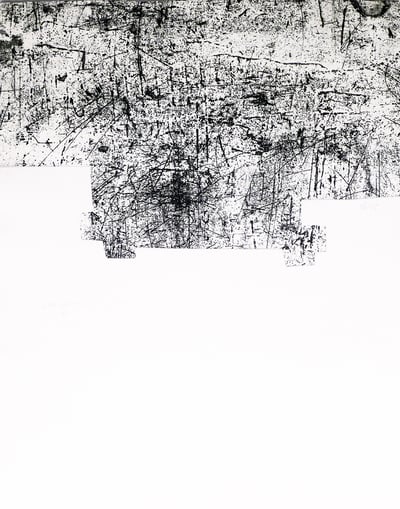 Eduardo Chillida – Une helene de vent ou fumee III, 1990 – Radierung und Aquatinta
