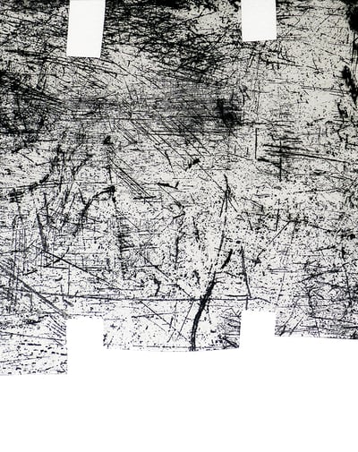 Eduardo Chillida – Une helene de vent ou fumee I, 1990 – Radierung und Aquatinta
