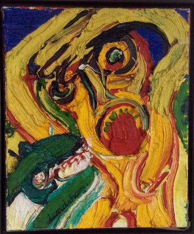Untitled (Yellow Swirl )