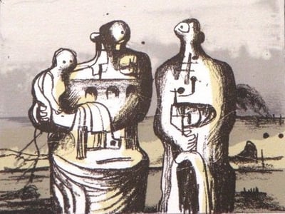 Group In Industrial Landscape C. 418
