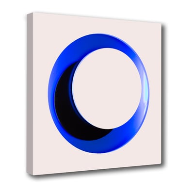 Cercle Blanc Et Bleu