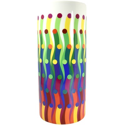 Vase Surface Colorée