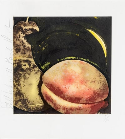 Still Life with Peach