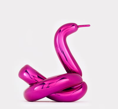 Balloon Swan (Magenta)