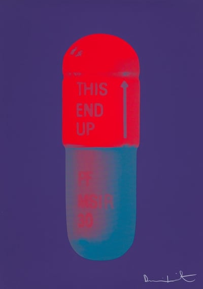 The Cure (violet/electric red/powder blue)