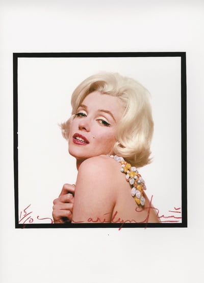 Marilyn jewels down the back