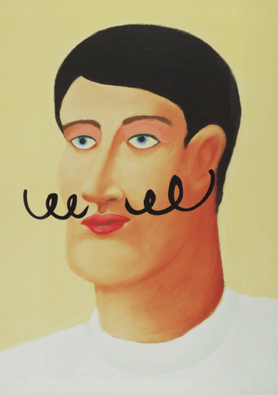 Portrait With A Mustache