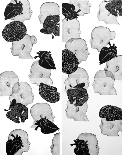 Untitled (Heads and Organs)