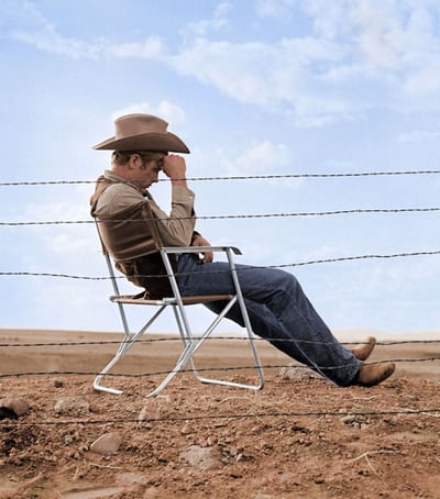 James Dean Seated