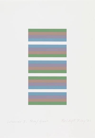 Intervals 3, Blue / Green