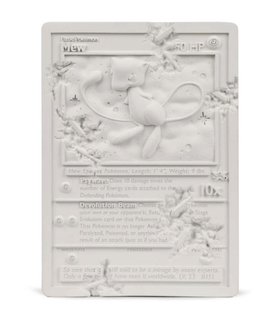 White Crystallised Mew Card