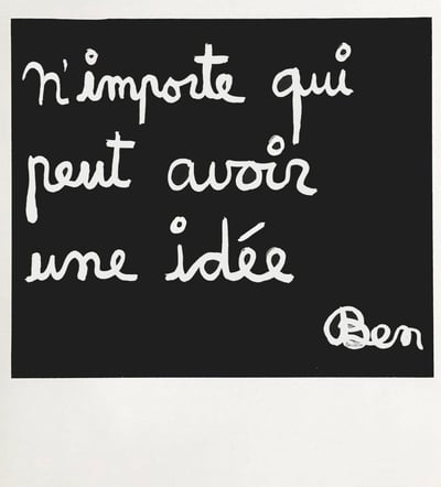 N’importe qui peut avoir une idée