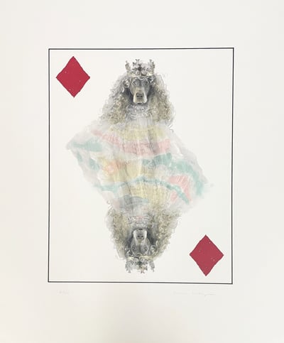 Royal Flush -Diamonds (Pastel-Blue)
