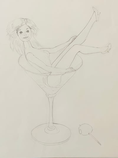 Study for Still Life: Sketch #2