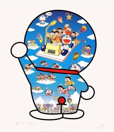 Doraemon, Let's Go Beyond These Dimensions on a Time Machine with Master Fujiko F.