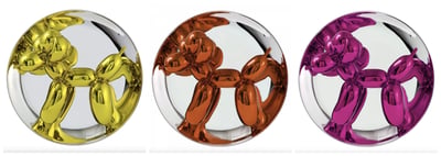 Ballon Dogs - set of 3