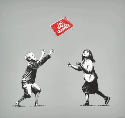 No Ball Games - grey