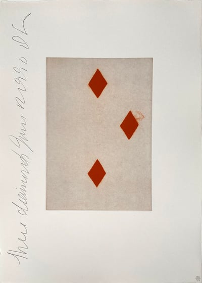 Playing Card (Three of Diamonds)