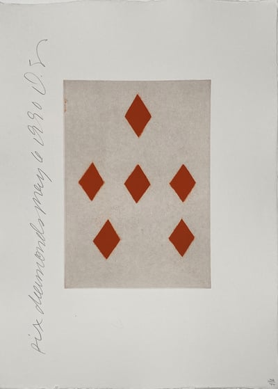 Playing Cards (Six of Diamonds)