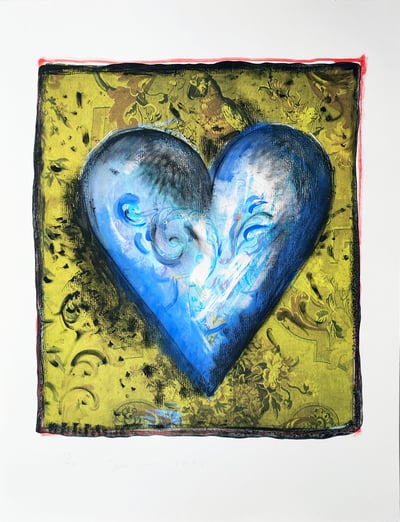 The Hand-Colored Viennese Hearts III