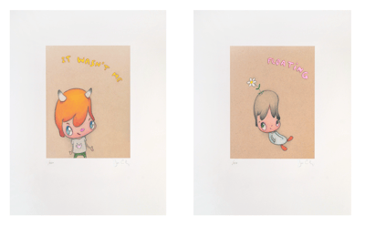It wasn't me & Floating (Diptych)
