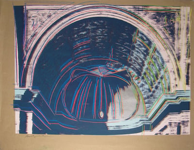 Andy Warhol – Details of Renaissance Paintings (Piero Della Francesca, Madonna del Duca da Montefeltro) (TP), 1984 – Mixed Media