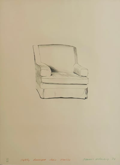 Slightly damaged chair, Malibu