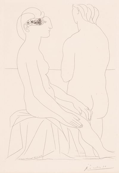 Femme Assise Et Femme De Dos, Pl. 78