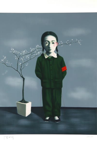 Girl And Tree - Planche No. 13