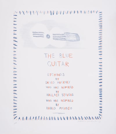The Blue Guitar: title page