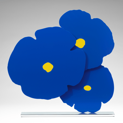Blue and Yellow Poppies