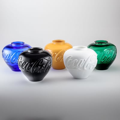 Vases In Five Colours (Set Of 5)