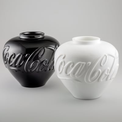 Vases In Black And White (Set Of 2)