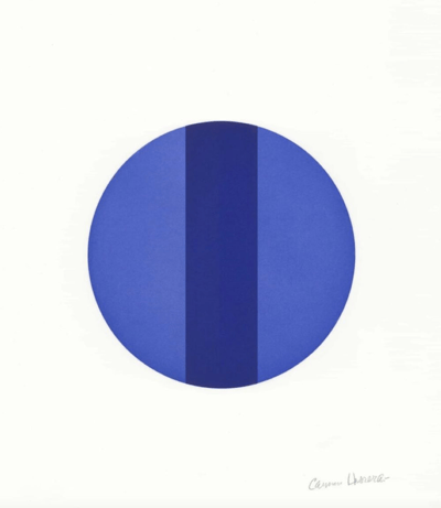 Untitled (Vertical Blue Band)