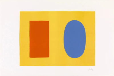 Orange And Blue Over Yellow