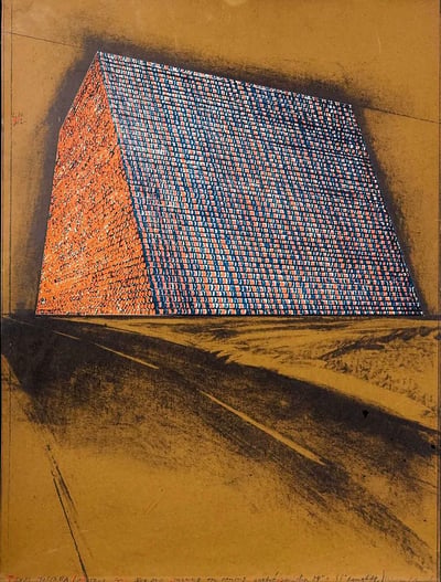 Texas Mastaba, Project For 500,000 Stacked Oil Drums