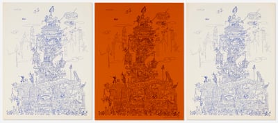 City Of Chicago Exhibition Poster
