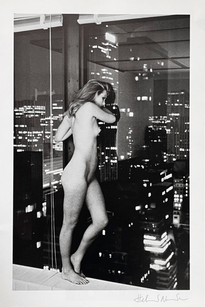 Patti Hansen Over Manhattan 1977