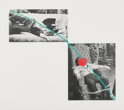 The Life And Opinions Of Tristam Shandy 2 (Man Collapsed On Sofa; Man Tied To Chair)