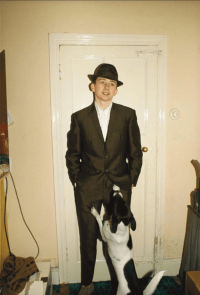 Mod Kid With Dog, London 1978