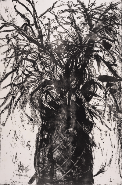 Left Panel, From The Three Sydney Close Woodcuts